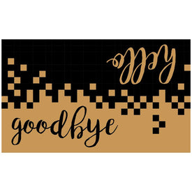 Hello/Goodbye 17" x 29" Doormat