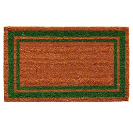 Green Border 18" x 30" Doormat