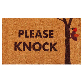 Please Knock 17" x 29" Doormat