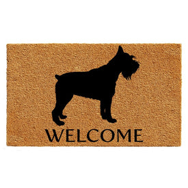 Miniature Schnauzer 24" x 36" Doormat