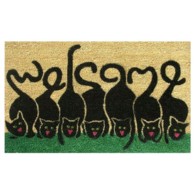 Cats Welcome 24" x 36" Doormat