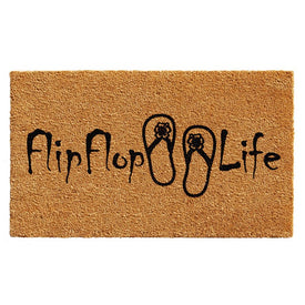 Flip Flop Life 17" x 29" Doormat