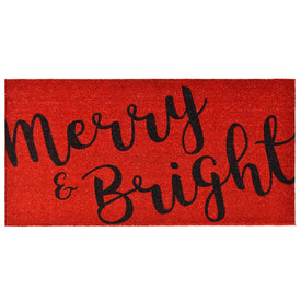 Merry & Bright 36" x 72" Doormat