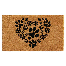 Heart Paws 17" x 29" Doormat