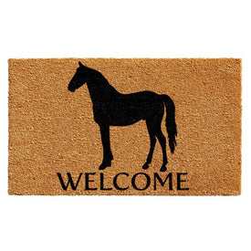 Horse Welcome 17" x 29" Doormat