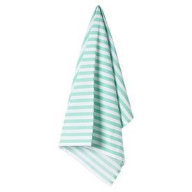 Stripes 100% Cotton Kitchen Towels Set of 2 - Aqua