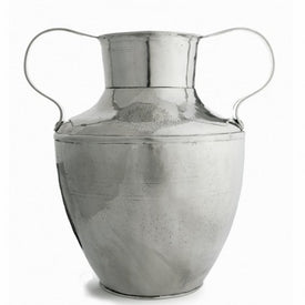 Vintage Pewter Large Two-Handled Vase