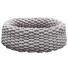 Vevo Single Weave Cat Bed - Taupe
