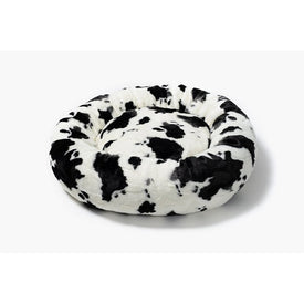 Fluffi Donut Pet Bed - Cowhide