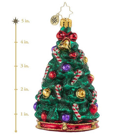 High-Fashion Tannenbaum Christmas Ornament