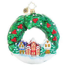 An All-Around Christmas Town! Christmas Ornament