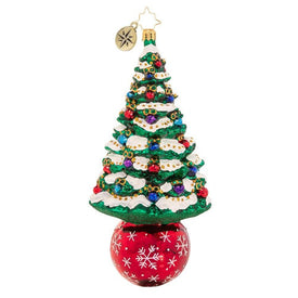 A Beautifully Balanced Tree Christmas Ornament