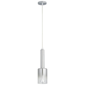Spindle Single-Light LED Mini Pendant with Clear Glass Shade