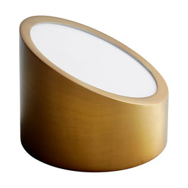 Zeepers Single-Light LED Wall Sconce - Aged Brass