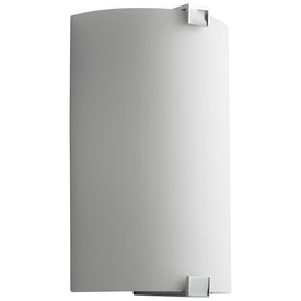 Siren Single-Light LED Wall Sconce with Glass Shade - Polished Chrome