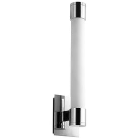 Zenith Single-Light LED Bathroom Wall Sconce - Polished Nickel