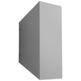 Duo Two-Light Large Wall Sconce - Gray