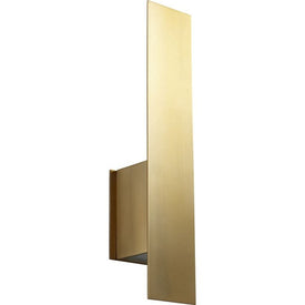 Reflex Two-Light LED Wall Sconce - Aged Brass
