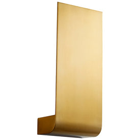 Halo Single-Light Small Wall Sconce - Aged Brass
