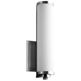Tempus Single-Light 13" LED Bathroom Wall Sconce - Polished Nickel