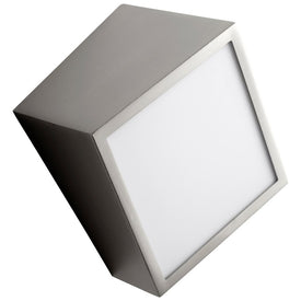 Zeta Single-Light LED Wall Sconce - Satin Nickel