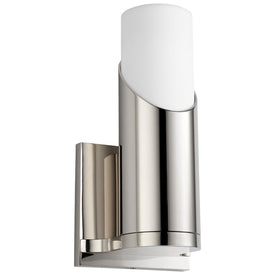 Ellipse Single-Light Wall Sconce with Acrylic Shade - Polished Nickel