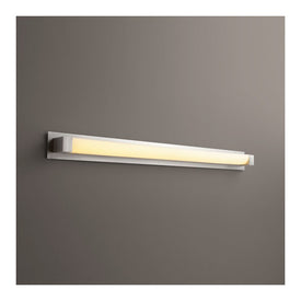 Balance Two-Light 53" LED Bathroom Vanity Fixture - Satin Nickel