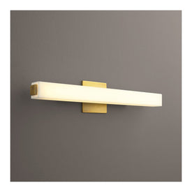 Adelphi Single-Light 12-Watt LED Bathroom Vanity Fixture - Aged Brass
