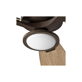 Juno Single-Light 18-Watt LED Ceiling Fan Light Kit - Oiled Bronze
