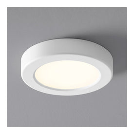 Elite Single-Light 5.5" LED Flush Mount Ceiling Fixture - White