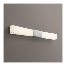 Crescent Two-Light Wall Sconce - Satin Nickel