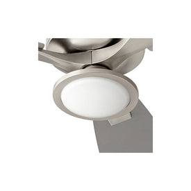 Juno Single-Light 18-Watt LED Ceiling Fan Light Kit - Satin Nickel