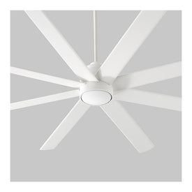 Cosmo 70" Eight-Blade Ceiling Fan - White