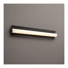 Wave Two-Light 35" LED Bathroom Vanity Fixture - Black
