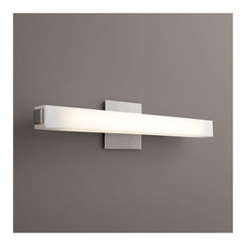 Adelphi Single-Light 12-Watt LED Bathroom Vanity Fixture - Satin Nickel