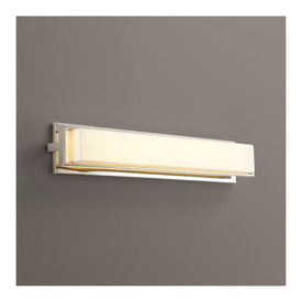 Plato Single-Light LED 26" Bathroom Vanity Fixture - Polished Nickel