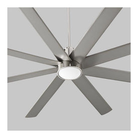 Cosmo 70" Eight-Blade Ceiling Fan - Polished Nickel