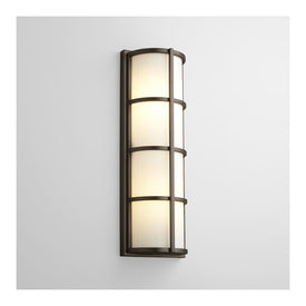 Leda Two-Light LED Outdoor Wall Sconce - Oiled Bronze