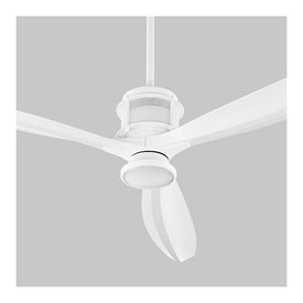 Propel 56" Three-Blade Single-Light LED Ceiling Fan - White