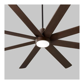 Cosmo 70" Eight-Blade Ceiling Fan - Oiled Bronze