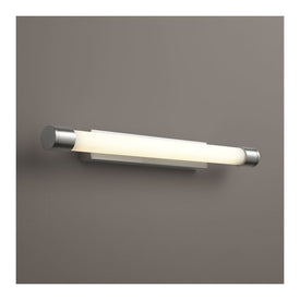 Zenith Single-Light LED Bathroom Vanity Fixture - Satin Nickel