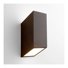 Uno Two-Light LED Large Outdoor Wall Sconce - Oiled Bronze