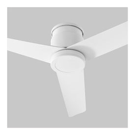 Adora 52" Three-Blade Indoor/Outdoor Hugger Ceiling Fan - White