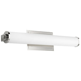 Tempus Single-Light 19" LED Bathroom Vanity Fixture - Polished Nickel