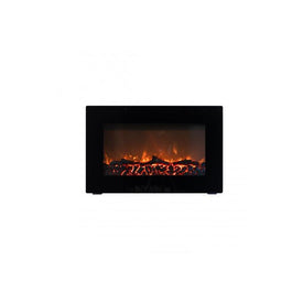 Black Wall Mounted Electric Fireplace