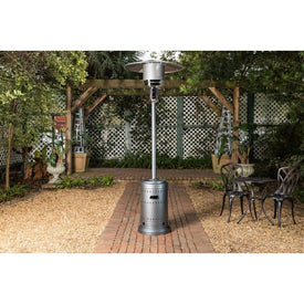Commercial Patio Heater - Hammered Platinum