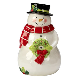 Holiday Magic Snowman 3-D Cookie Jar