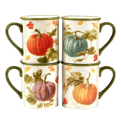 Sweet Autumn Harvest Mugs Set of 4