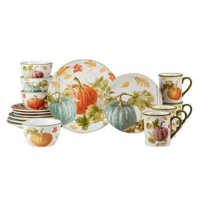 Sweet Autumn Harvest 16-Piece Dinnerware Set