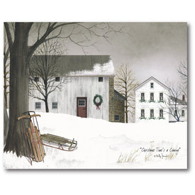 Go Sledding Gallery-Wrapped Canvas Wall Art